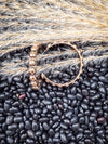 Galveston Metal Bubble Fashion Stud Hoop Earrings - Gold