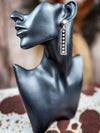 Silver Spur Fashion Bar Earrings