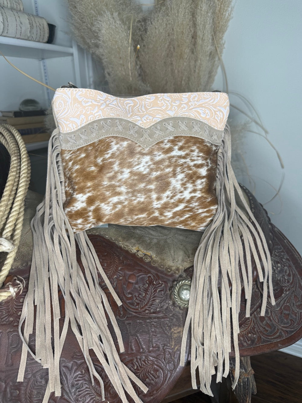 Mesa Rebel Bag in Spotted Hair On Hide