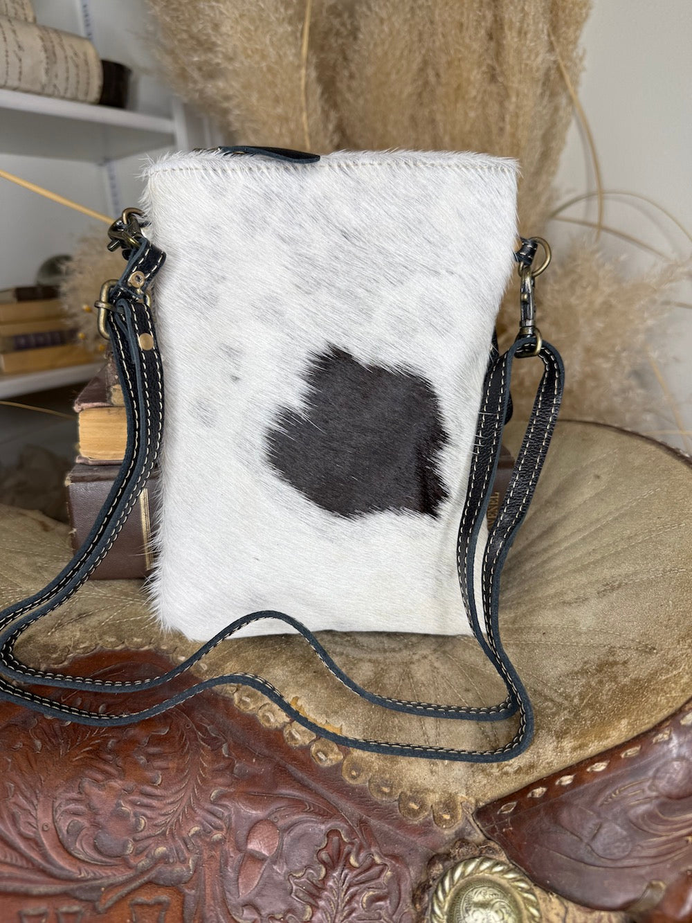 White and Black Crossbody