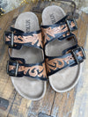 Falling Feathers Sandals