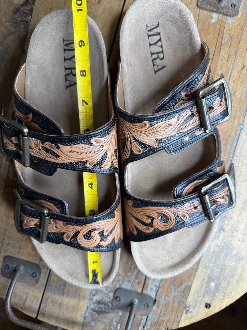 Falling Feathers Sandals