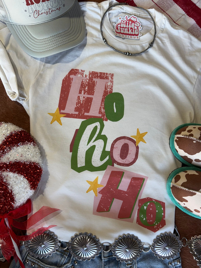 Ho ho ho Christmas Graphic Tee