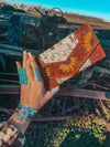 The Ellie Sunflower Wallet a Haute Southern Hyde by Beth Marie Exclusive