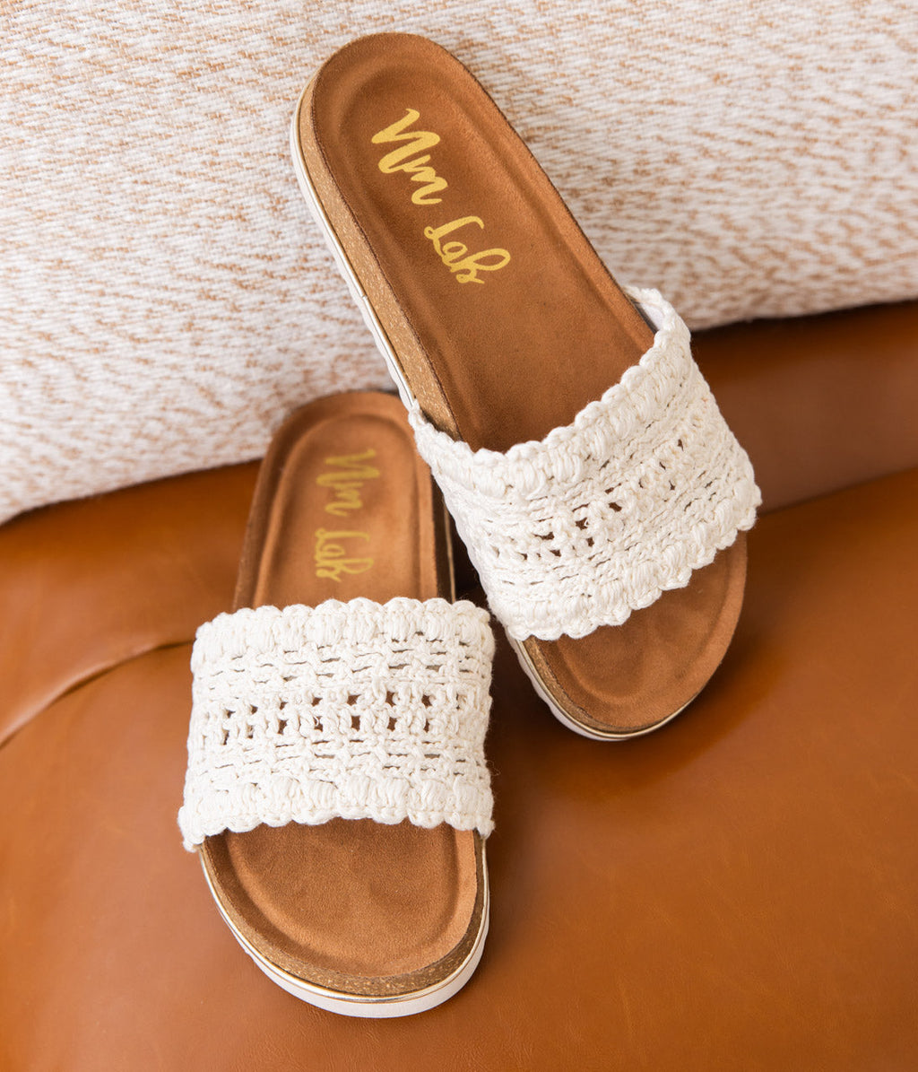 Beatty Sandals in White