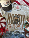 Cowboy Gingerbread Howdy Christmas Graphic Tee