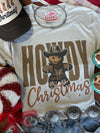 Cowboy Gingerbread Howdy Christmas Graphic Tee