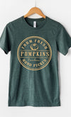 Farm Fresh Pumpkins Circle Graphic Tee