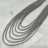 Gatton Navajo Style Pearl Layer Fashion Necklace