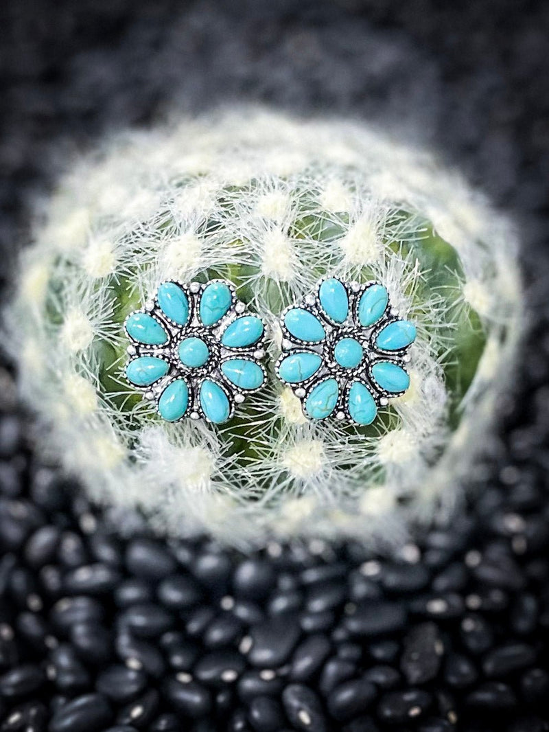 Gianna Turquoise Fashion Studs