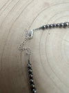 Graduated Sterling Silver Pearl Choker - 15 inch - Top Seller
