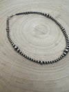 Graduated Sterling Silver Pearl Choker - 15 inch - Top Seller