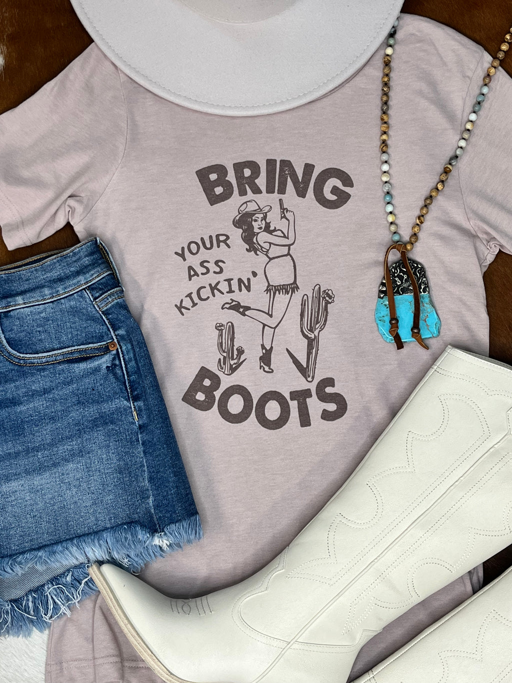 Bring Your Ass Kicking Boots Tee