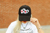 Lucky Aces Patch Trucker HatBlackOS