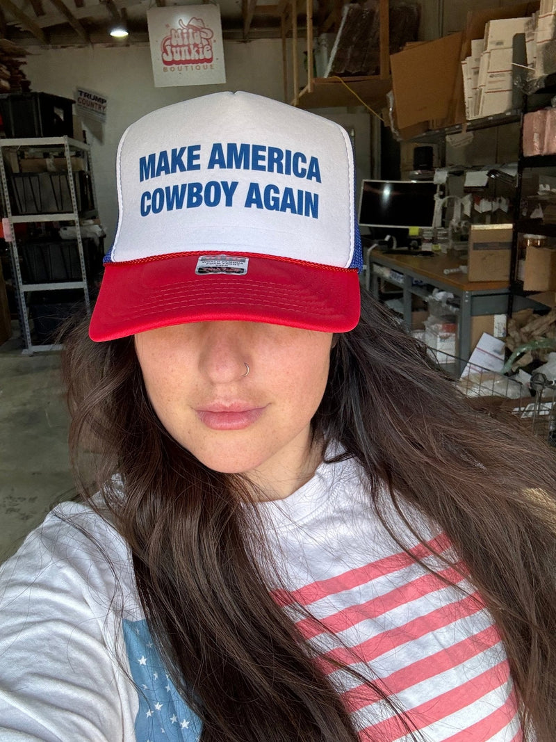 Make America Cowboy Again Trucker HatMultiOS