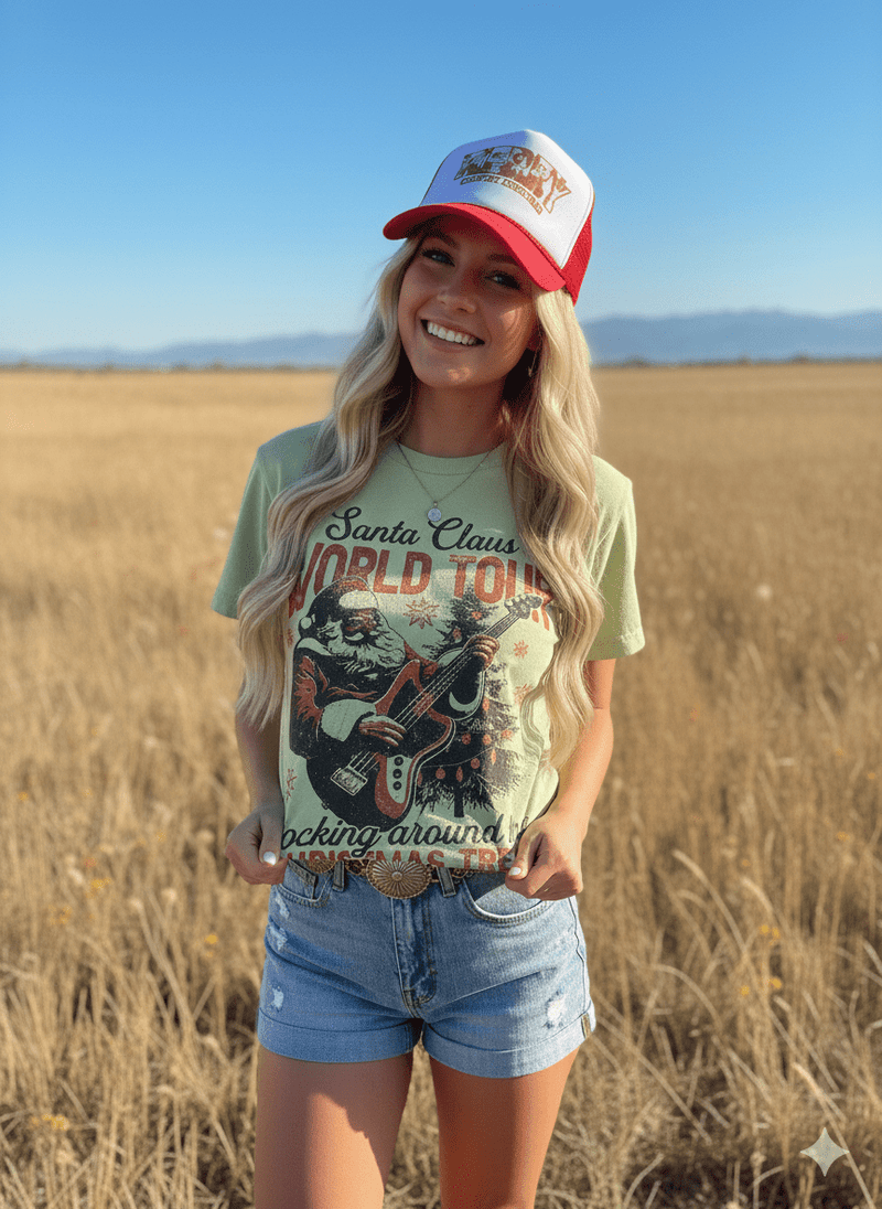Santa Claus World Tour Graphic Tee