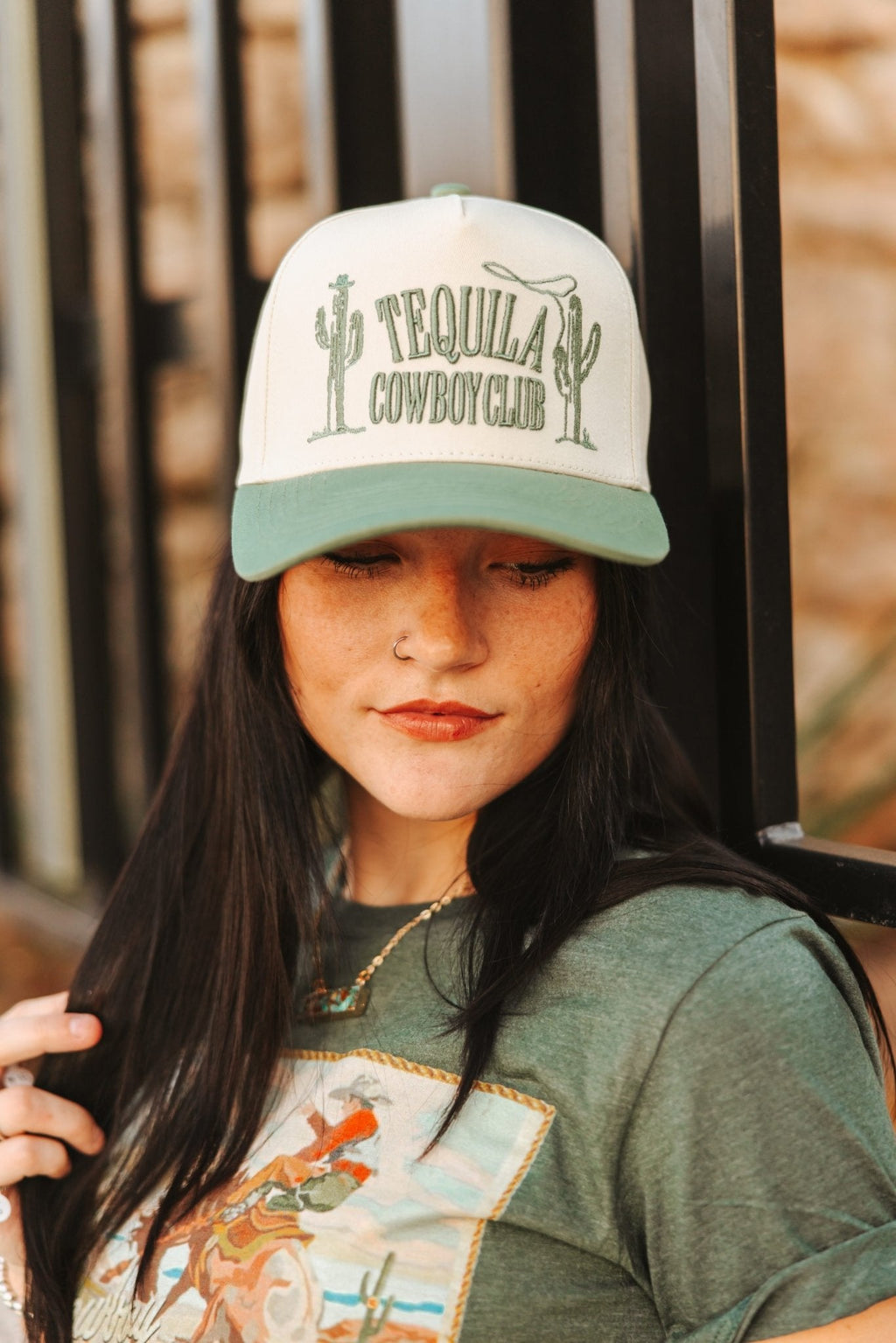 Tequila Cowboy Embroidered Trucker Hat