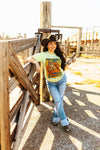 World's Gone Country Western Graphic Tee