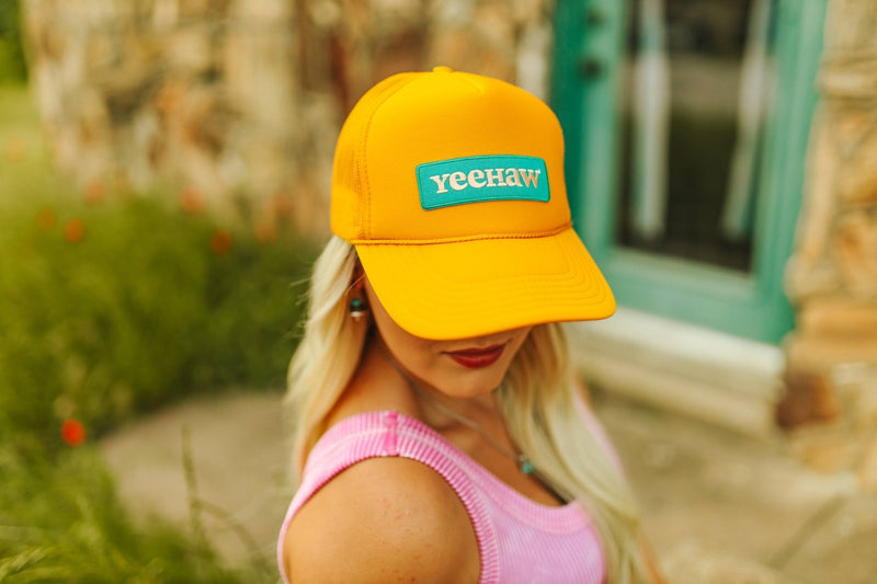 YeeHaw Trucker HatYellowOS